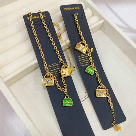 Wholesale Necklace and Bracelet Set LOV JH #X0294
