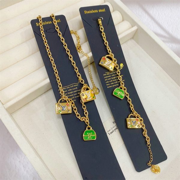Wholesale Necklace and Bracelet Set LOV JH #X0294