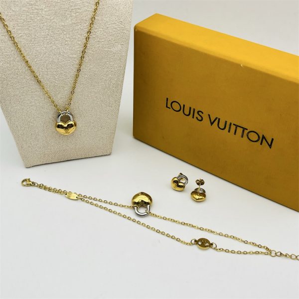 Wholesale Necklace and Bracelet and Earring Set LOV XT #X0296