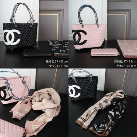 Wholesale Tote bag & wallet & scarf set CHL #X0449