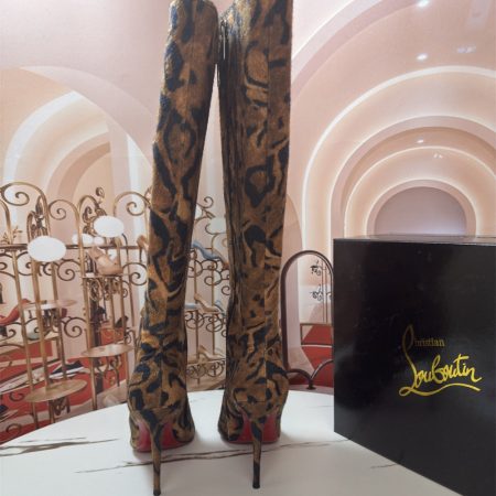 High quality long boots size:5-11 with box free shipping CLN XY #X0505 - Image 4