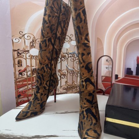 High quality long boots size:5-11 with box free shipping CLN XY #X0505 - Image 2