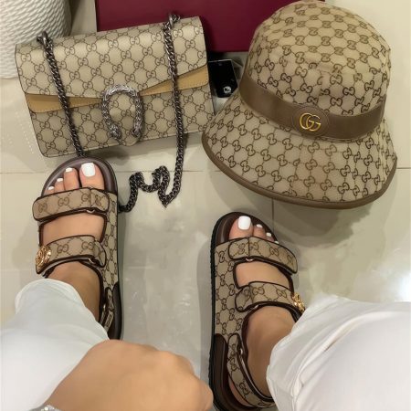 High quality sandal & shoulder bag & hat free shipping GUI #X0527