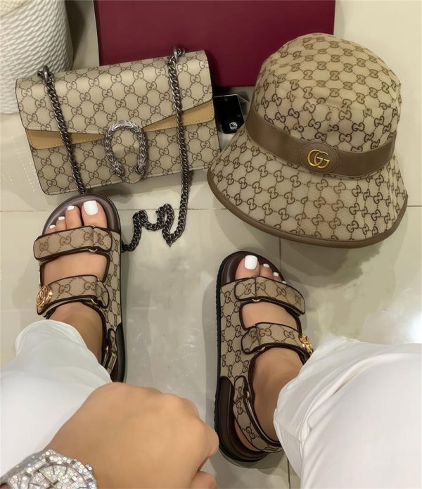 High quality sandal & shoulder bag & hat free shipping GUI #X0527