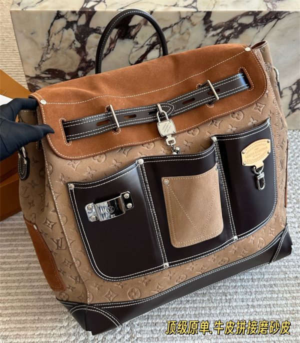 Top quality leather backpack bag size:40*40cm LOV #X0538