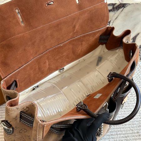 Top quality leather backpack bag size:40*40cm LOV #X0538 - Image 4