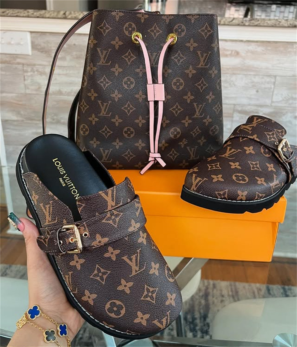 High quality slipper & bucket bag free shipping LOV #X0597 - Image 1