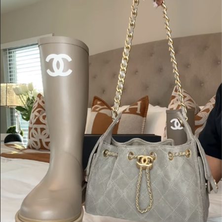 High quality boot & bucketr bag set free shipping CHL #X0645