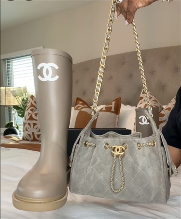 High quality boot & bucketr bag set free shipping CHL #X0645