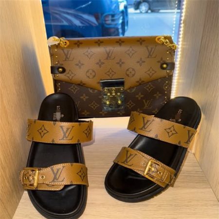 High quality slipper & shoulder bag free shipping LOV #X0677