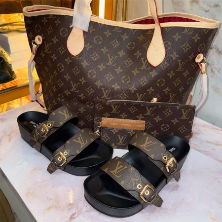 High quality slipper & tote bag free shipping LOV #X0680