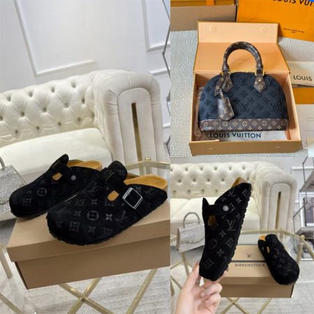 High quality slippers & handbag free shipping LOV #X0692
