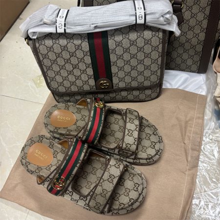 High quality slipper & shoulder bag  free shipping GUI #X0715
