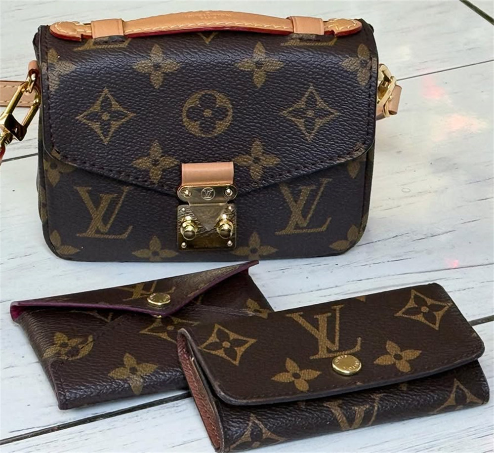 Top qulaity shoulder bag & wallet & card holder set LOV CM #X0718 - Image 1
