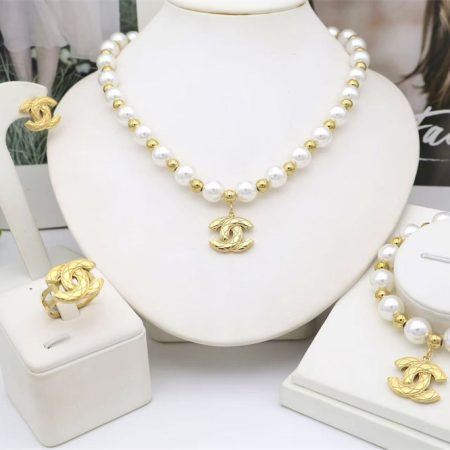 Wholesale Necklace and Bracelet and Earring and Ring Set CHL HYZ  #X0729