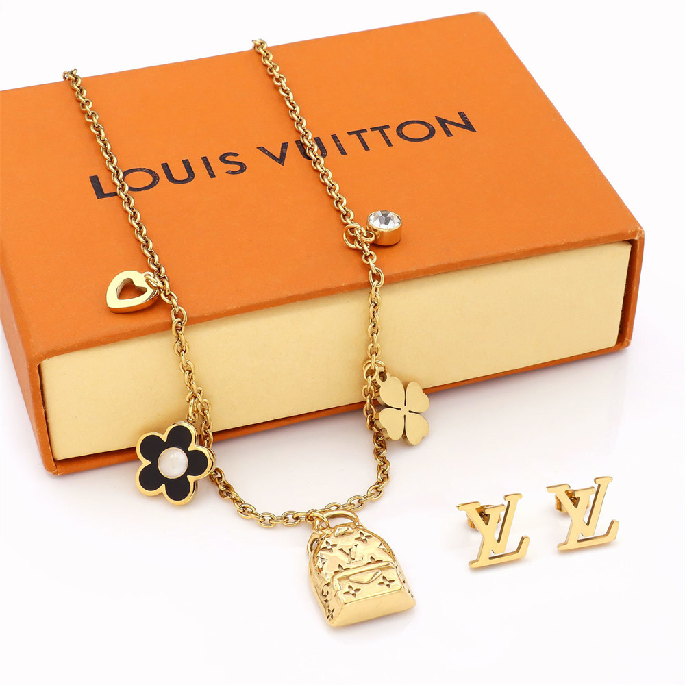 Wholesale Necklace & Earring Set LOV HYZ #X0730 - Image 1