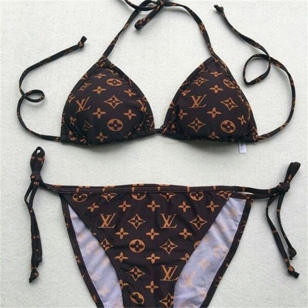 1 Set swimsuit & slipper free shipping LOV #X0785 - Image 2
