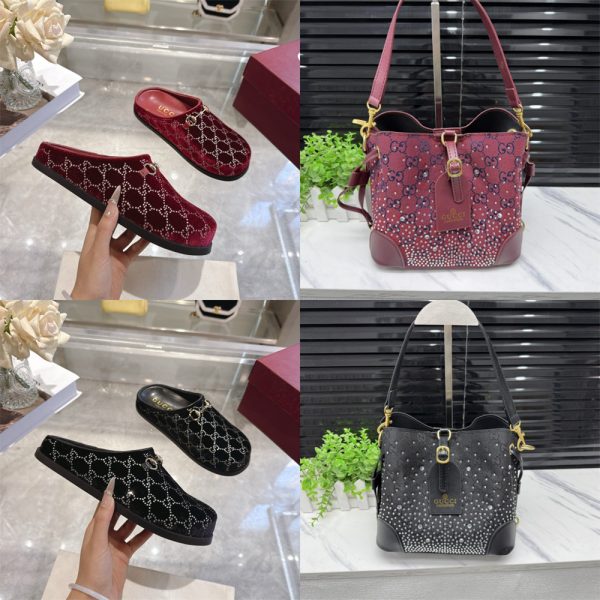 1  slipper & shoulder bag free shipping GUI #X0797