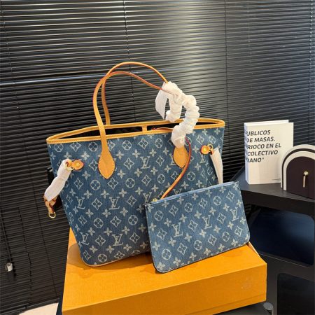 High quality denim Tote bag size:32*29cm LOV #X0805