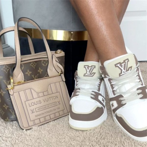 High quality sneaker & Tote bag set free shipping LOV #X0847