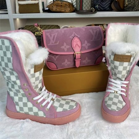High quality boots & shoulder bag set free shipping LOV #X0859