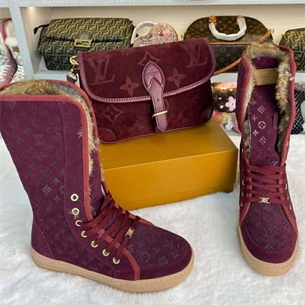 High quality boots & shoulder bag set free shipping LOV #X0861 - Image 1