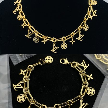 High quality Necklace and Bracelet Set LOV YY #X0867