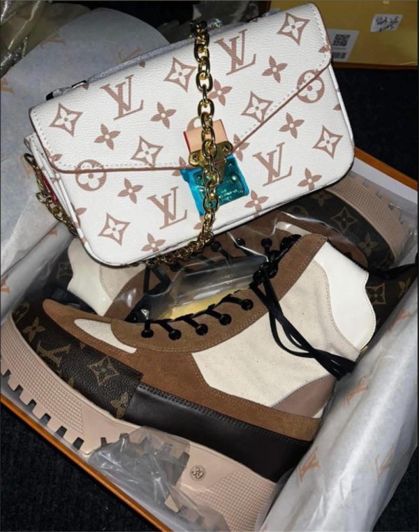 High quality boots & shoulder bag free shipping LOV #X0884