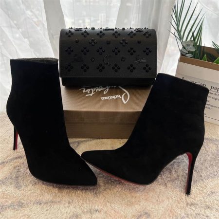 High quality boots & shoulder bag set free shipping CLN #X0904