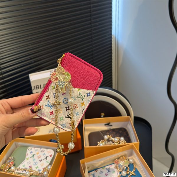 High quality card holder wallet size:12 *8cm with box LOV DS #X0922
