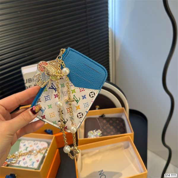 High quality card holder wallet size:12 *8cm with box LOV DS #X0922