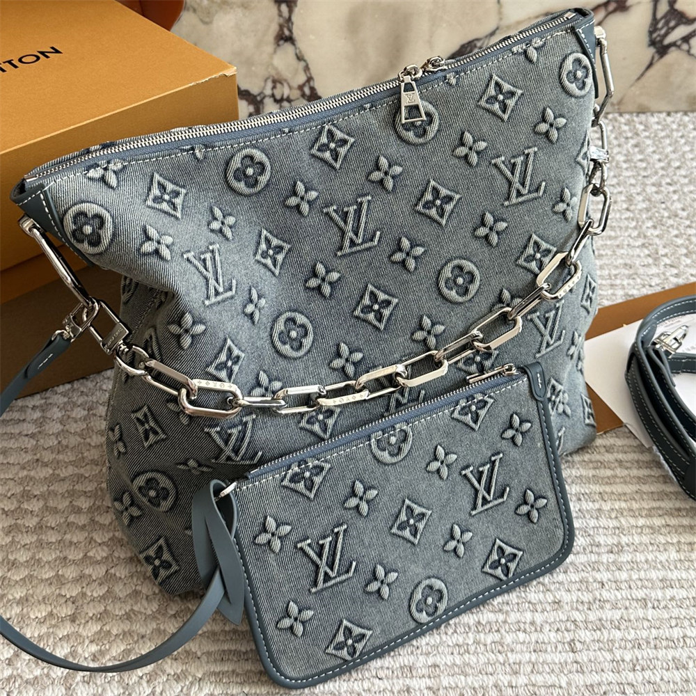 High quality denim shoulder bag size:30*33cmLOV DS  #X0932 - Image 1