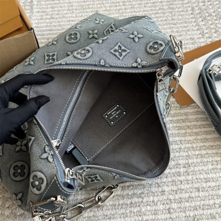 High quality denim shoulder bag size:30*33cmLOV DS  #X0932 - Image 4