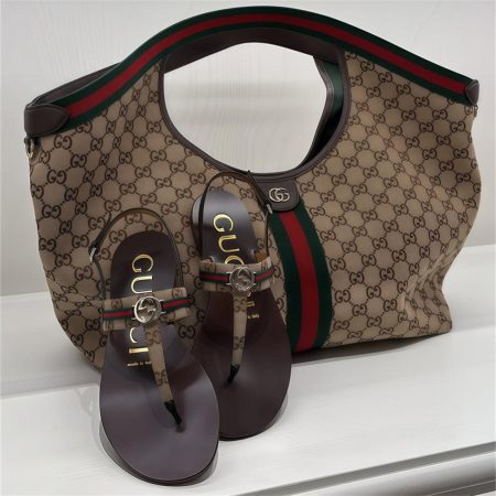High quality sandal & Tote bag  free shipping GUI #X0977