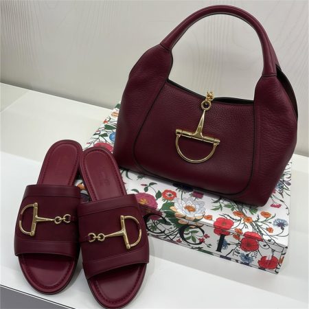 High quality slipper & handbag free shipping GUI #X0979