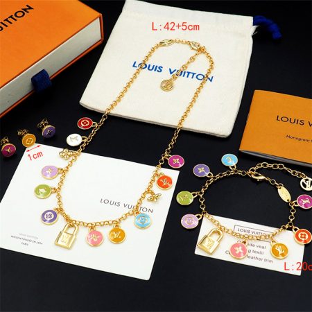 High quality Necklace and Bracelet & Earring Set LOV #X1039