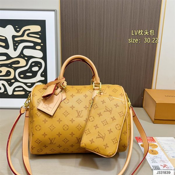 H qulaity leather handbag speedy size:30*22cm LOV DS #X1047