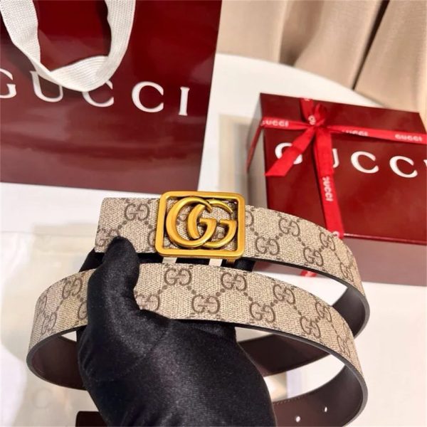 Top quality leather belt with box GUI #X1058
