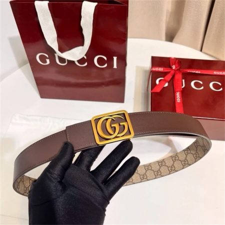 Top quality leather belt with box GUI #X1058 - Image 3