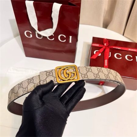 Top quality leather belt with box GUI #X1058 - Image 2