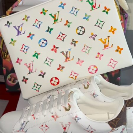 High quality fashion sneakers & shoulder bag set free shipping LOV #X1072