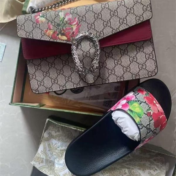 1 set slipper & shoulder bag free shipping GUI #X1073