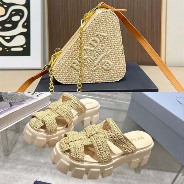 High quality S & shoulder bag set free shipping PRA #X1078