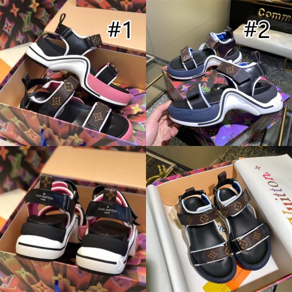 High quality sandals size:5-10 with box free shipping LOV #X1092
