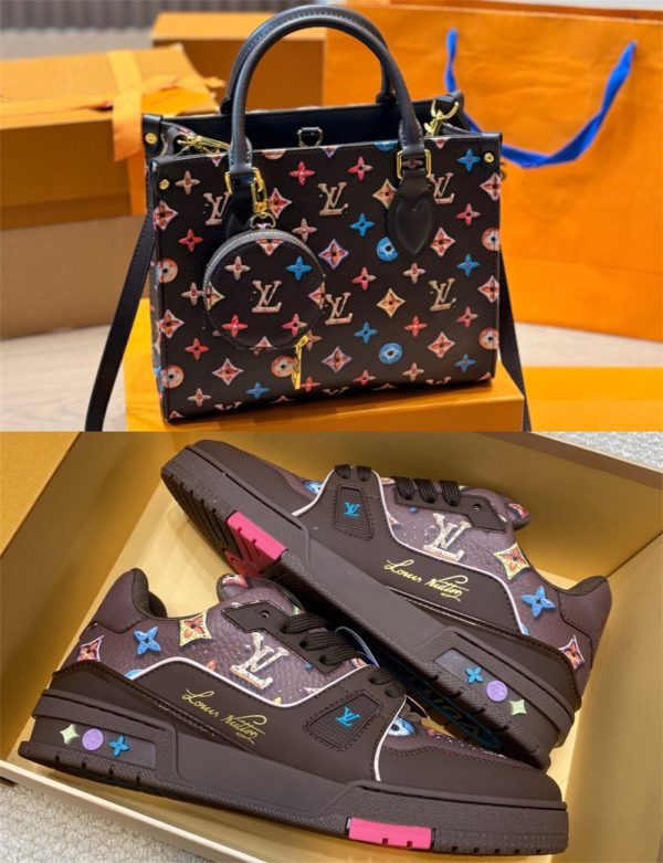High quality sneaker & tote bag free shipping LOV #X1095
