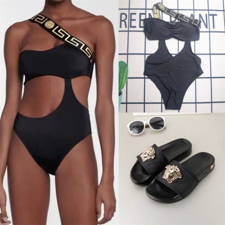 1 set slipper & swimsuit set free shipping VEE #X1120