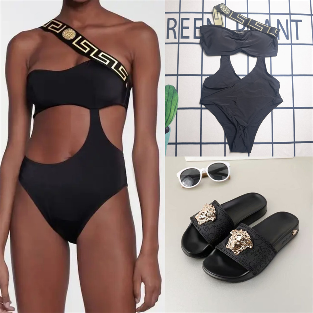 1 set slipper & swimsuit set free shipping VEE #X1120 - Image 1