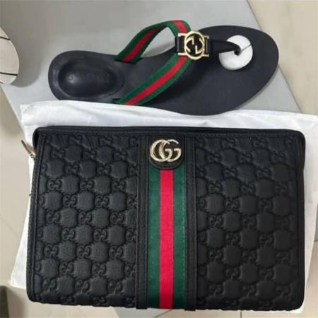 High quality slipper & clutch bag free shipping GUI #X1125