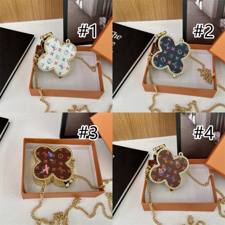 Wholesale fashion Makeup mirror bag with box size:9cm LOV #X1131