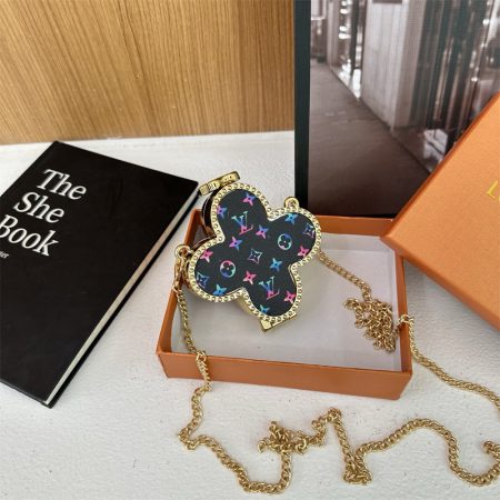 Wholesale fashion Makeup mirror bag with box size:9cm LOV #X1131 - Image 2